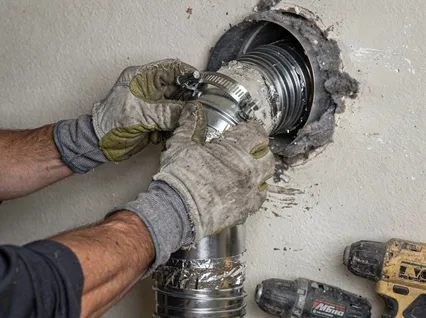 Dryer Vent Hose Installation in Scituate